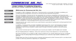 Desktop Screenshot of commercialair.us